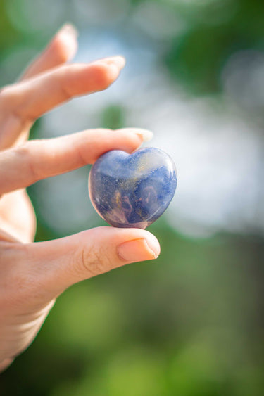 Blue Quartz Heart